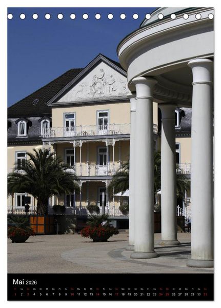 Produktbild: Spaziergang durch Bad Pyrmont (Tischkalender 2026 DIN A5 hoch), CALVENDO Monatskalender