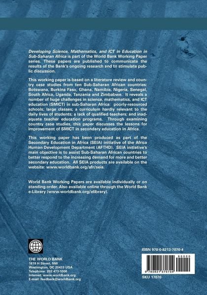Produktbild: Developing Science, Mathematics, and ICT Education in Sub-Saharan Africa