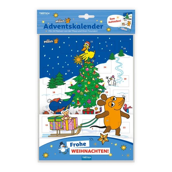 Trötsch Die Maus Adventskalender zum Aufstellen