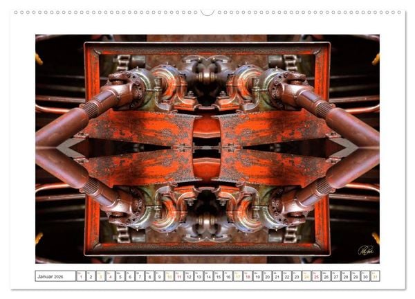 Produktbild: Faszination Spiegelung - Industrie und Technik (hochwertiger Premium Wandkalender 2026 DIN A2 quer), Kunstdruck in Hochglanz