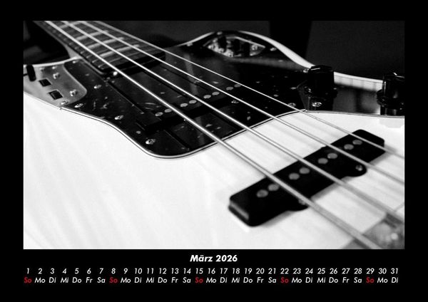 Produktbild: Musik 2026 Fotokalender DIN A3
