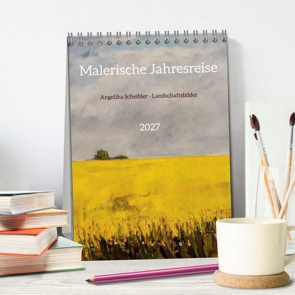 Produktbild: Malerische Jahresreise (Tischkalender 2027 DIN A5 hoch), CALVENDO Monatskalender