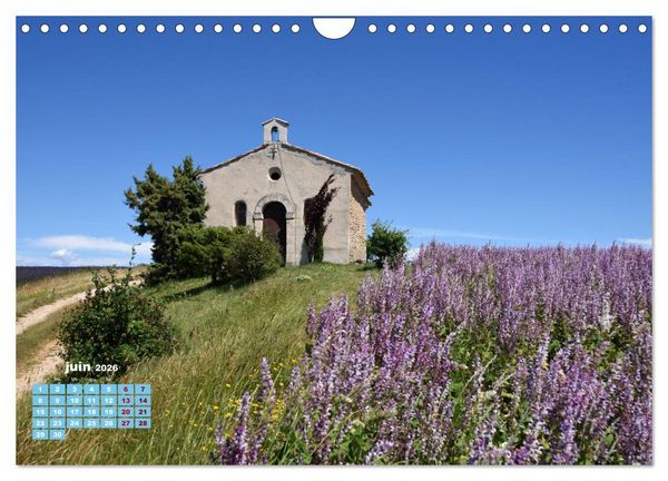 Produktbild: Chapelles historiques de Provence (Calendrier mural 2026 DIN A4 vertical), CALVENDO calendrier mensuel