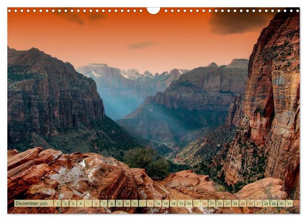Produktbild: Nationalparks der USA - atemberaubend sch&ouml;n (Wandkalender 2026 DIN A3 quer), CALVENDO Monatskalender