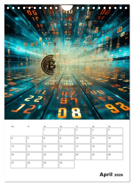 Produktbild: KRYPTO Cooler Terminplaner (Wandkalender 2026 DIN A4 hoch), CALVENDO Monatskalender