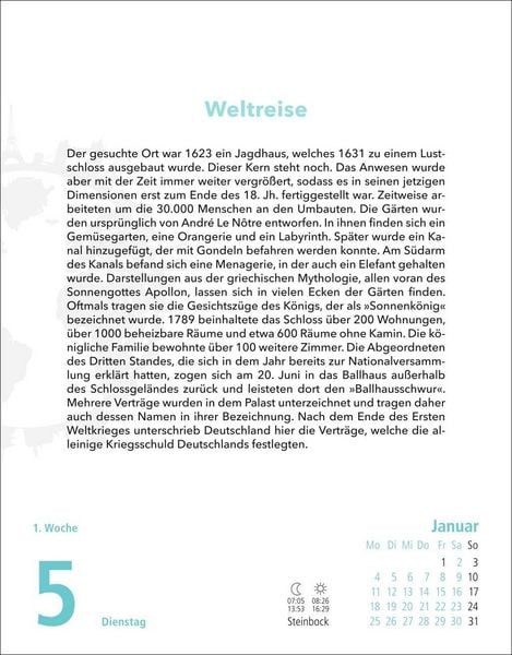 Produktbild: Stefan Heine Gehirnjogging Tagesabrei&szlig;kalender 2027