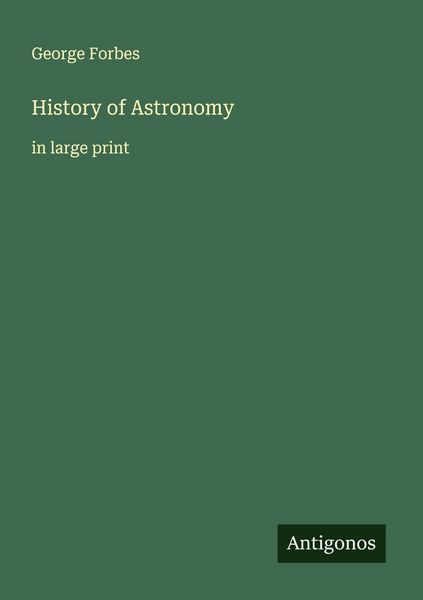 Produktbild: History of Astronomy