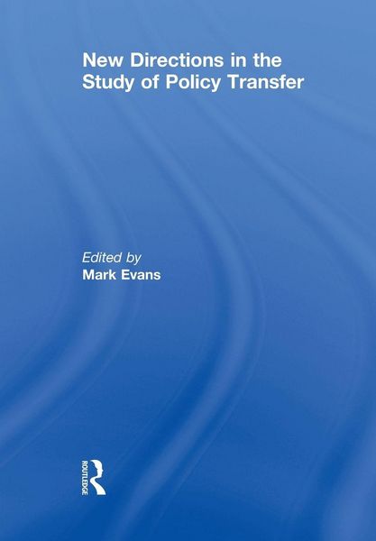 Produktbild: New Directions in the Study of Policy Transfer