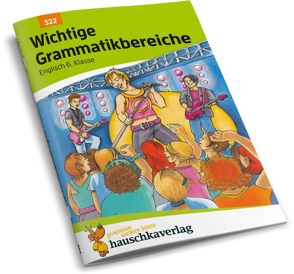 Produktbild: Wichtige Grammatikbereiche. Englisch 6. Klasse, A5-Heft