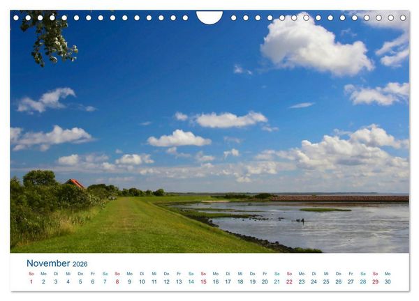 Produktbild: Langeoog 2026. Impressionen zwischen Hafen und Ostende (Wandkalender 2026 DIN A4 quer), CALVENDO Monatskalender