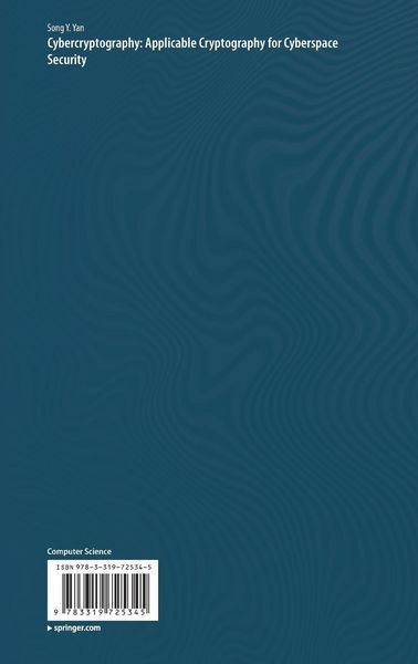 Produktbild: Cybercryptography: Applicable Cryptography for Cyberspace Security