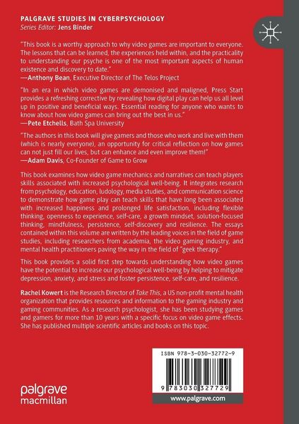 Produktbild: Video Games and Well-being