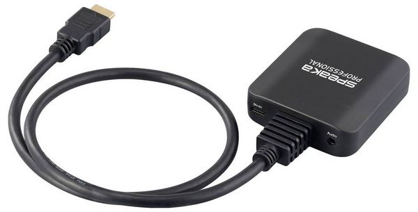 Produktbild: SpeaKa Professional SP-HDMIS-300 2 Port HDMI-Splitter Ultra HD-f&auml;hig 7680 x 4320 Pixel Schwarz
