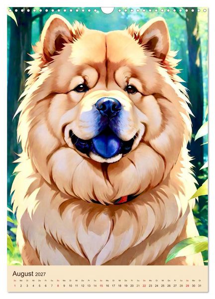 Produktbild: Der Chow Chow (Wandkalender 2027 DIN A3 hoch), CALVENDO Monatskalender