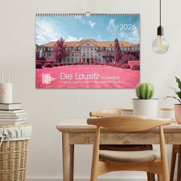 Produktbild: Die Lausitz im faszinierenden Infrarotlicht (Wandkalender 2026 DIN A3 quer), CALVENDO Monatskalender