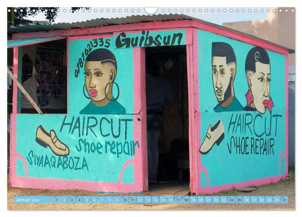 Produktbild: Barbershops in Afrika (Wandkalender 2026 DIN A3 quer), CALVENDO Monatskalender