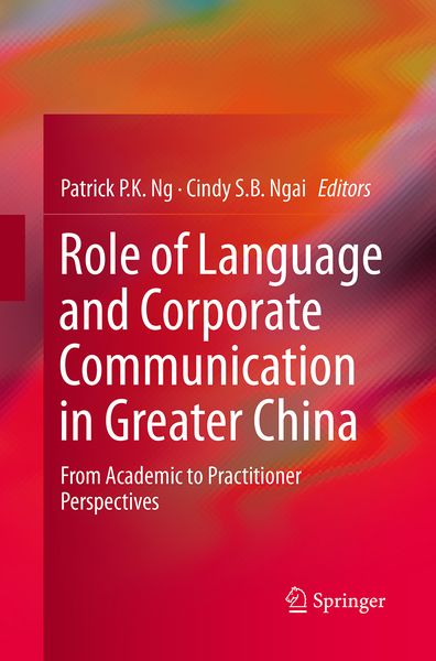Produktbild: Role of Language and Corporate Communication in Greater China
