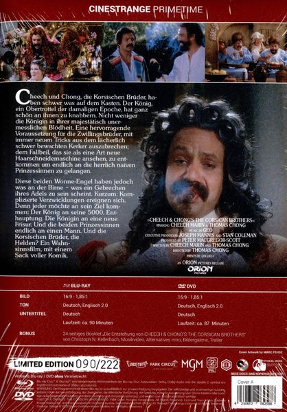Produktbild: Cheech & Chong Corsican Brothers Mediabook A