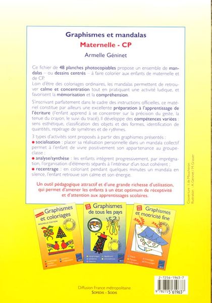 Produktbild: Graphismes et mandalas / Maternelle - CP