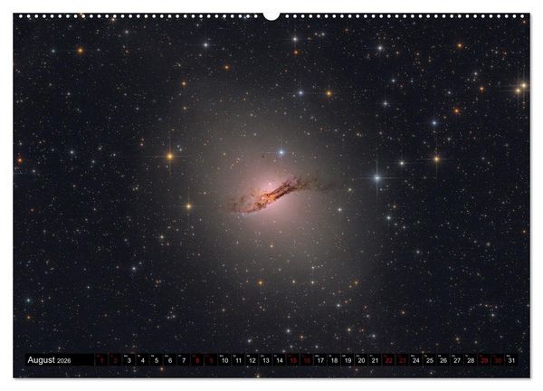 Produktbild: Galaxien im Universum (Wandkalender 2026 DIN A2 quer), CALVENDO Monatskalender