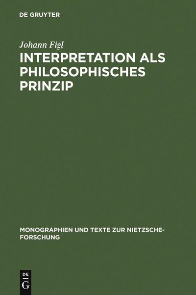 Produktbild: Interpretation als philosophisches Prinzip