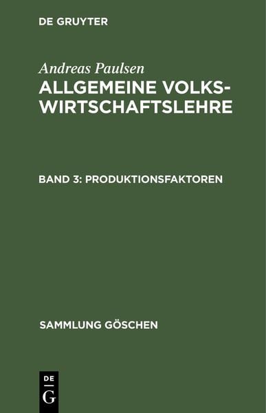 Produktbild: Produktionsfaktoren