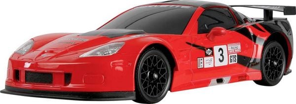 Amewi Corvette C6.R Drift Car Rot Brushed 1:18 RC Modellauto Elektro Drift Allradantrieb (4WD) RtF 2,4 GHz inkl. Akku und Ladekabel, Spar-Set