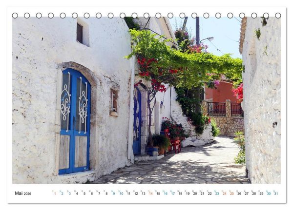 Produktbild: Korfu - Perle an der Adria. Natur, Kultur und Canal D'Amour (Tischkalender 2026 DIN A5 quer), CALVENDO Monatskalender