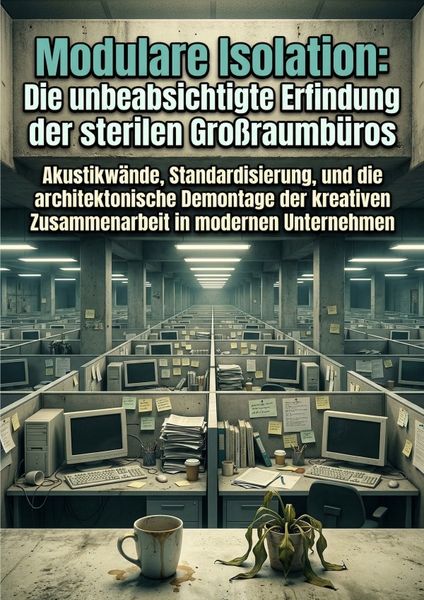 Produktbild: Modulare Isolation: Die unbeabsichtigte Erfindung der sterilen Gro&szlig;raumb&uuml;ros