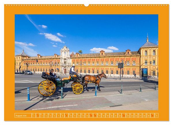 Produktbild: Ein Herz f&uuml;r Sevilla (Wandkalender 2026 DIN A2 quer), CALVENDO Monatskalender