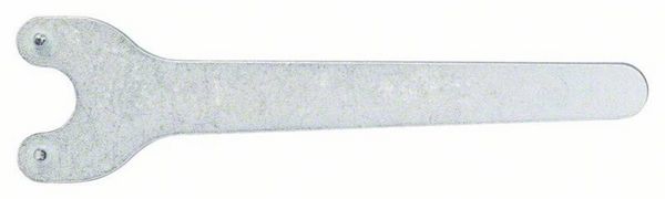 Produktbild: Zweilochschl&uuml;ssel gerade, zum Spannen aller Scheiben auf Winkelschleifer Bosch Accessories 1607950043