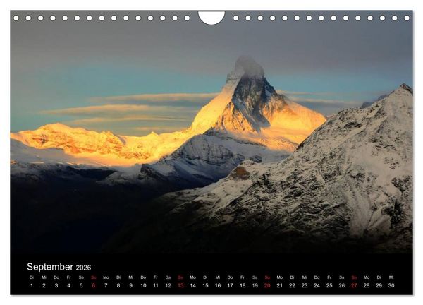 Produktbild: Faszination Matterhorn (Wandkalender 2026 DIN A4 quer), CALVENDO Monatskalender