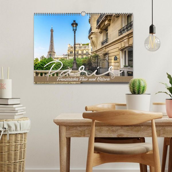 Produktbild: PARIS Franz&ouml;sisches Flair und Historie (Wandkalender 2026 DIN A3 quer), CALVENDO Monatskalender