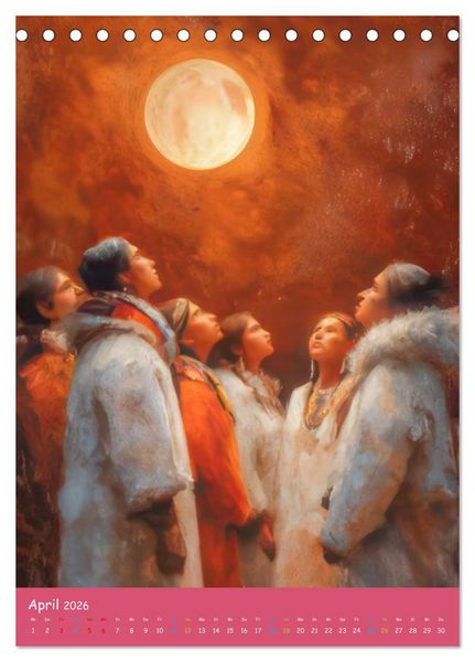 Produktbild: Vollmond - Im Bann des Vollmonds (Tischkalender 2026 DIN A5 hoch), CALVENDO Monatskalender