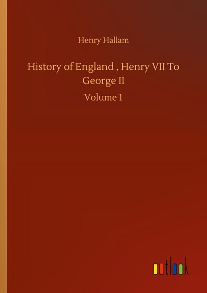 Produktbild: History of England , Henry VII To George II