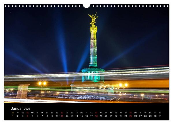 Produktbild: Berlin dynmaic (Wandkalender 2026 DIN A3 quer), CALVENDO Monatskalender