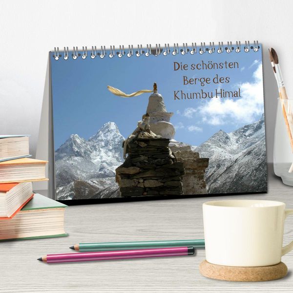 Produktbild: Die sch&ouml;nsten Berge des Khumbu Himal (Tischkalender 2026 DIN A5 quer), CALVENDO Monatskalender