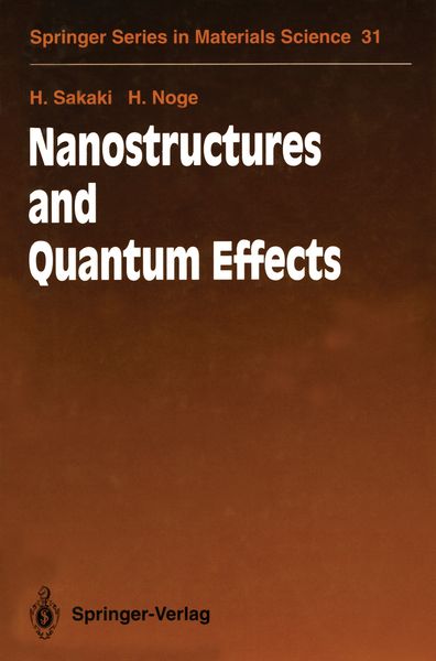 Produktbild: Nanostructures and Quantum Effects