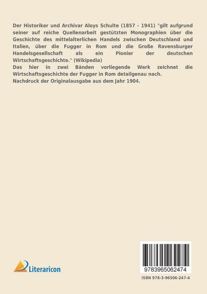 Produktbild: Die Fugger in Rom 1495 - 1523