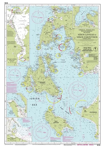 Produktbild: G12 South Ionian Islands, Imray Chart