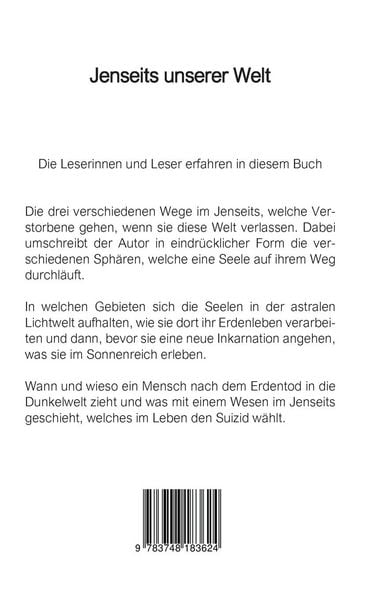 Produktbild: Jenseits unserer Welt