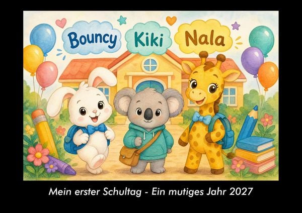 Produktbild: Mein erster Schultag - Ein mutiges Jahr 2027 Fotokalender DIN A3