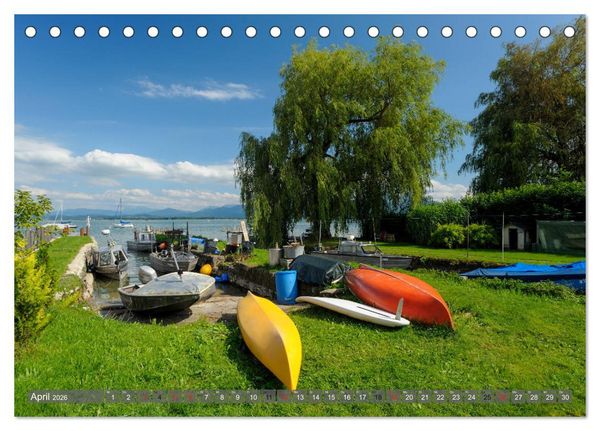 Produktbild: Traumhafter Chiemsee &ndash; Impressionen vom Bayerischen Meer (Tischkalender 2026 DIN A5 quer), CALVENDO Monatskalender