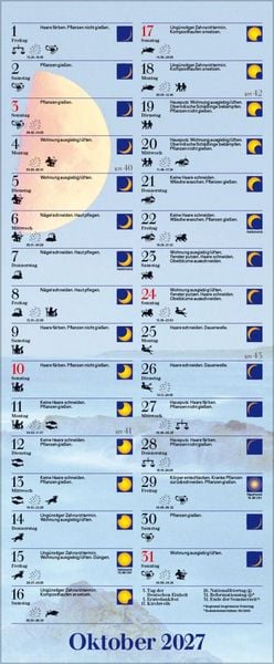 Produktbild: Mond-Planer 2027