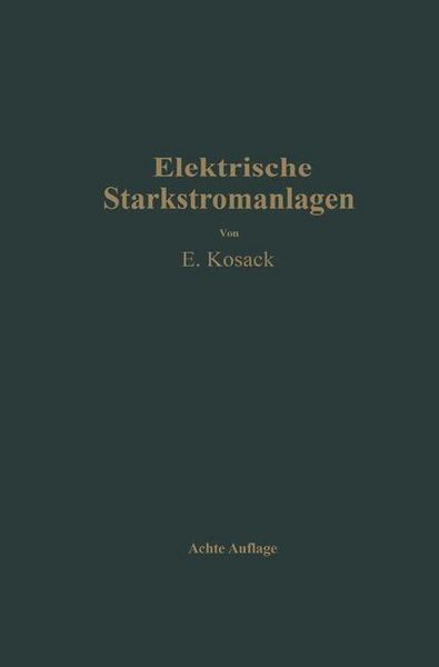 Produktbild: Elektrische Starkstromanlagen