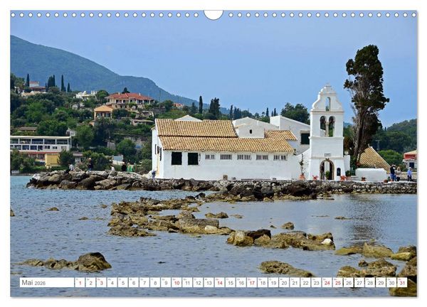 Produktbild: Faszination Korfu (Wandkalender 2026 DIN A3 quer), CALVENDO Monatskalender