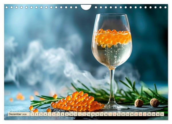 Produktbild: Molekulare K&uuml;che f&uuml;r Gourmets - Genuss erleben (Wandkalender 2026 DIN A4 quer), CALVENDO Monatskalender