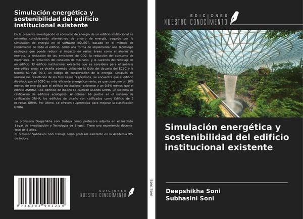 Produktbild: Simulaci&oacute;n energ&eacute;tica y sostenibilidad del edificio institucional existente
