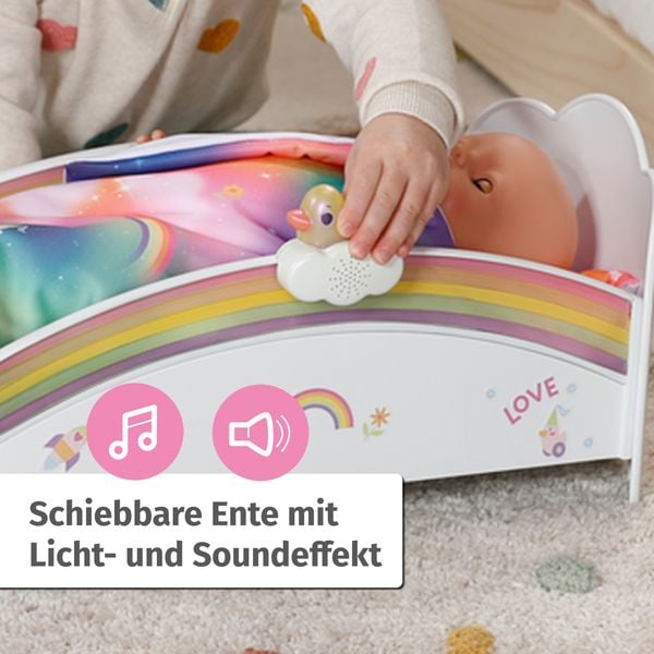 Produktbild: BABY born Regenbogen Bett