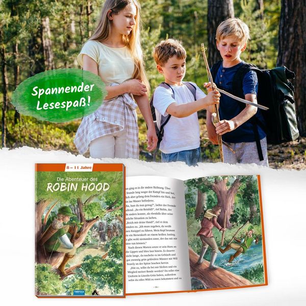 Produktbild: Tr&ouml;tsch Kinderbuch Klassiker Die Abenteuer des Robin Hood